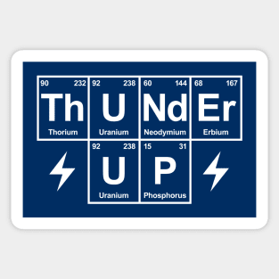 Thunder Up, Periodic Table - Navy Sticker